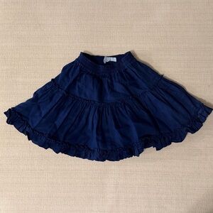 Hill House Skirt Linen blue denim XS